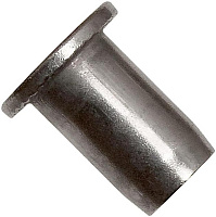Резьбовая заклепка М4 с цилиндрическим бортиком, нержавеющая сталь А2